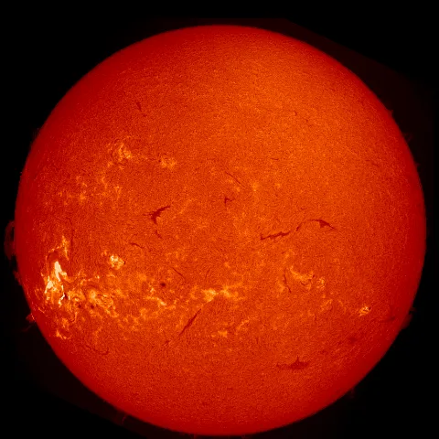 Image of Sun's chromosphere