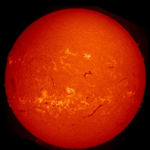 Image of Sun's chromosphere