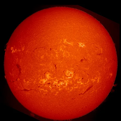 Image of Sun's chromosphere