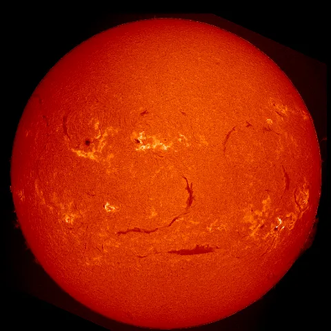 Image of Sun's chromosphere