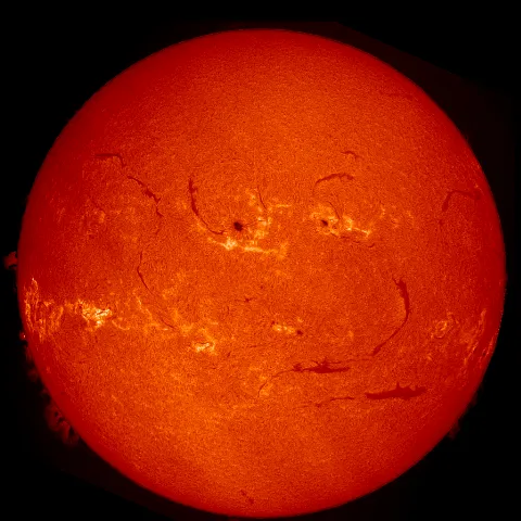 Image of Sun's chromosphere