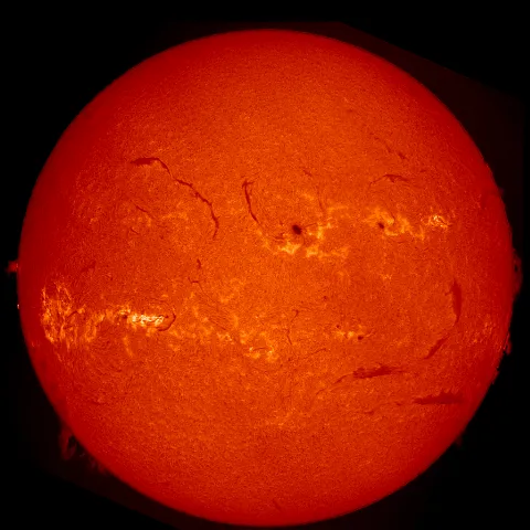 Image of Sun's chromosphere