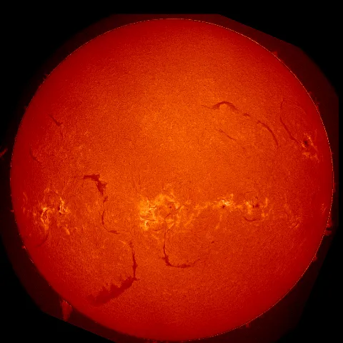 Image of Sun's chromosphere