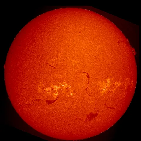 Image of Sun's chromosphere