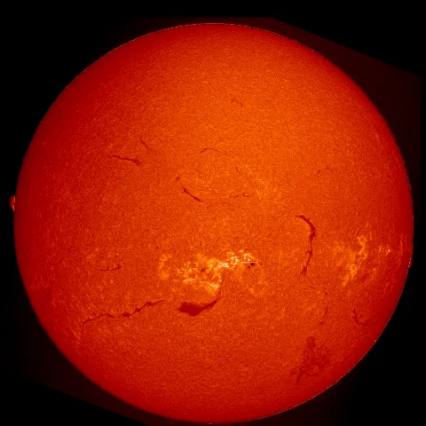 Image of Sun's chromosphere