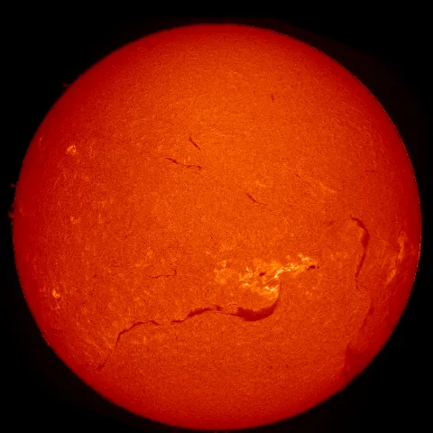 Image of Sun's chromosphere