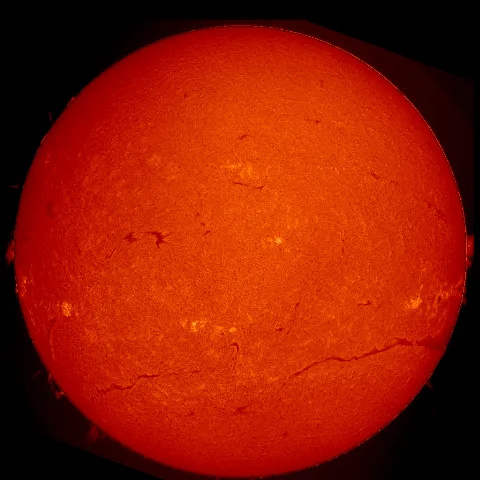 Image of Sun's chromosphere