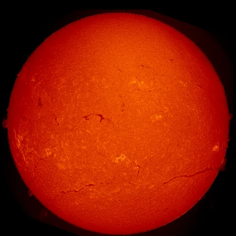 Image of Sun's chromosphere