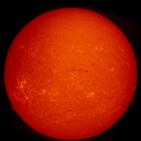 Image of Sun's chromosphere