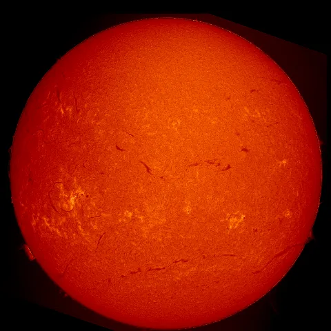 Image of Sun's chromosphere