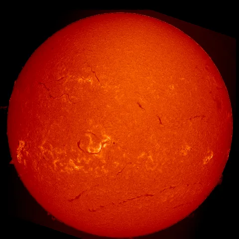 Image of Sun's chromosphere