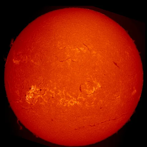 Image of Sun's chromosphere