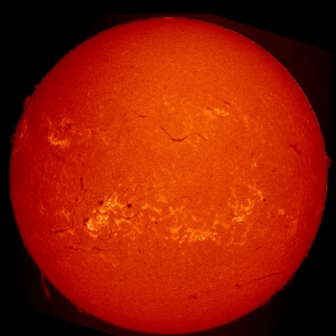 Image of Sun's chromosphere