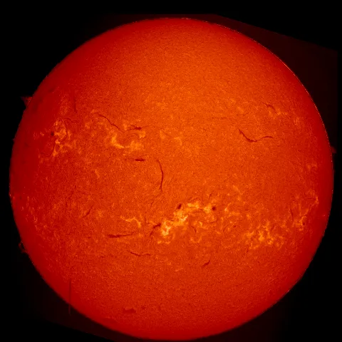 Image of Sun's chromosphere