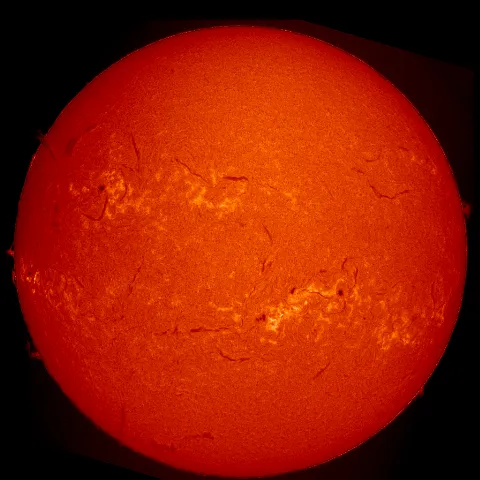 Image of Sun's chromosphere