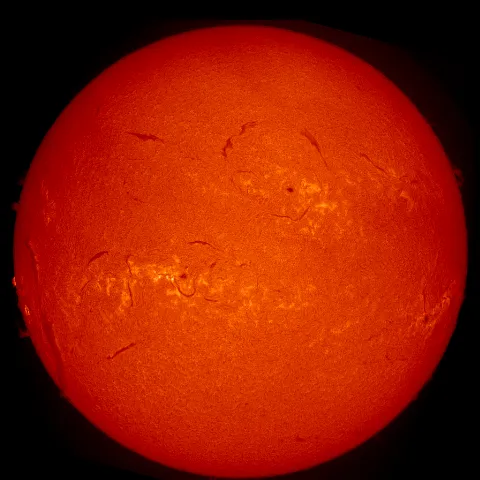 Image of Sun's chromosphere