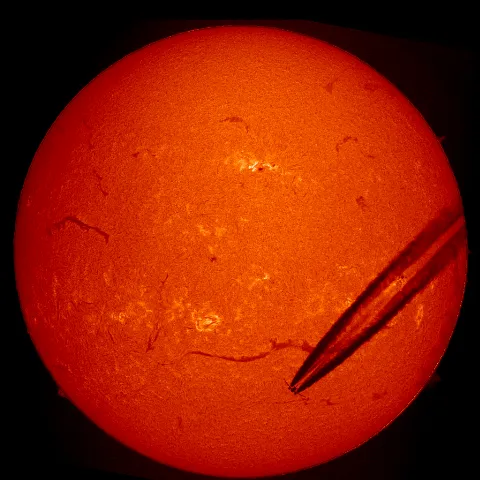 Image of Sun's chromosphere