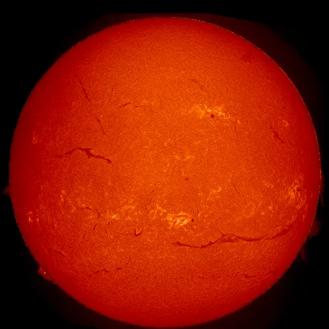 Image of Sun's chromosphere