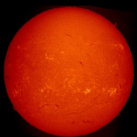 Image of Sun's chromosphere