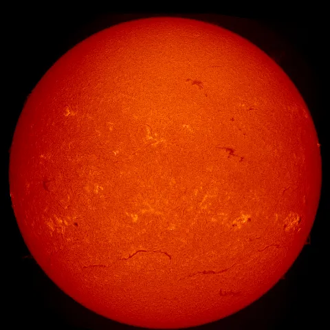 Image of Sun's chromosphere