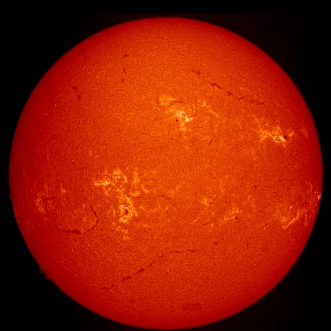 Image of Sun's chromosphere