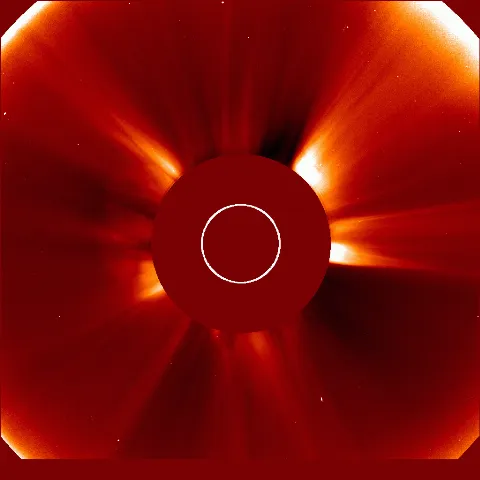 Image of solar wind