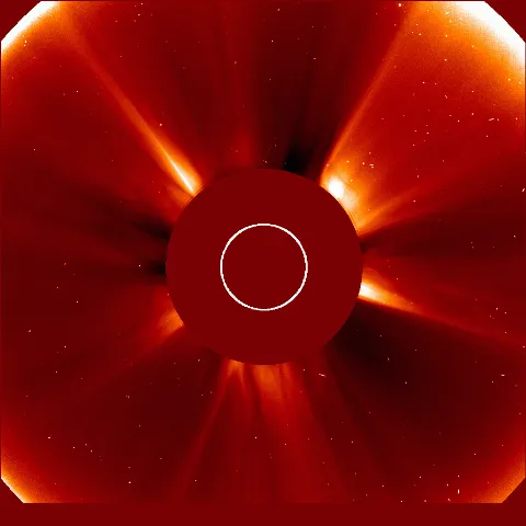 Image of solar wind