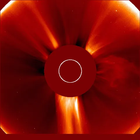 Image of solar wind