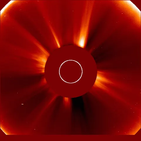 Image of solar wind