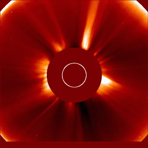 Image of solar wind