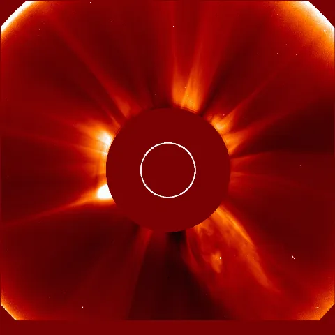 Image of solar wind