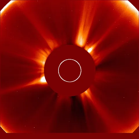 Image of solar wind