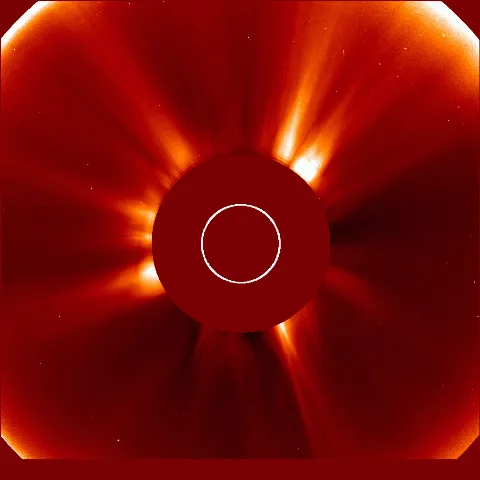 Image of solar wind