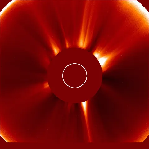 Image of solar wind