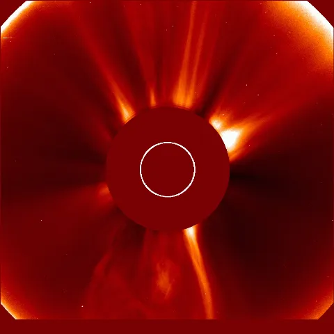 Image of solar wind