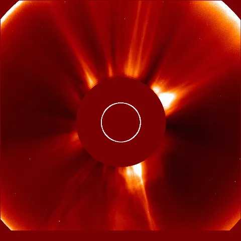 Image of solar wind