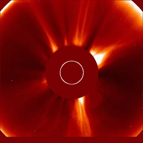 Image of solar wind