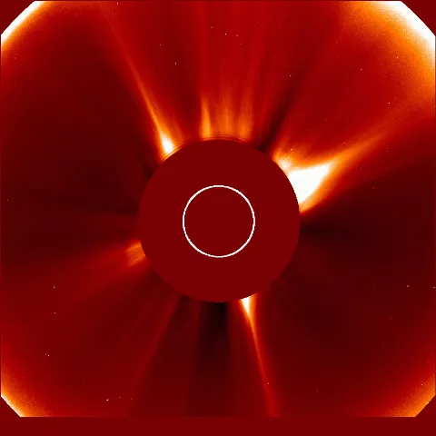 Image of solar wind