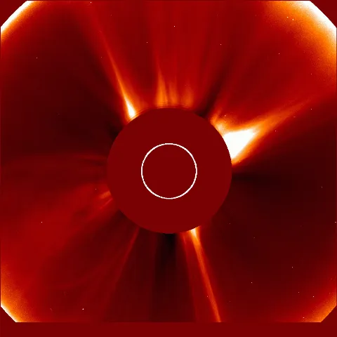 Image of solar wind