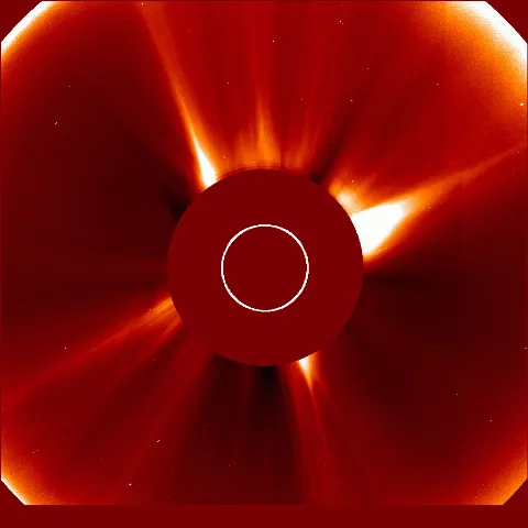 Image of solar wind