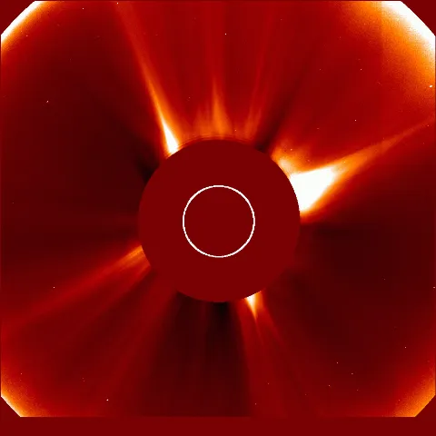 Image of solar wind