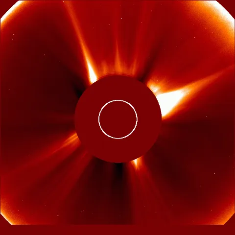 Image of solar wind