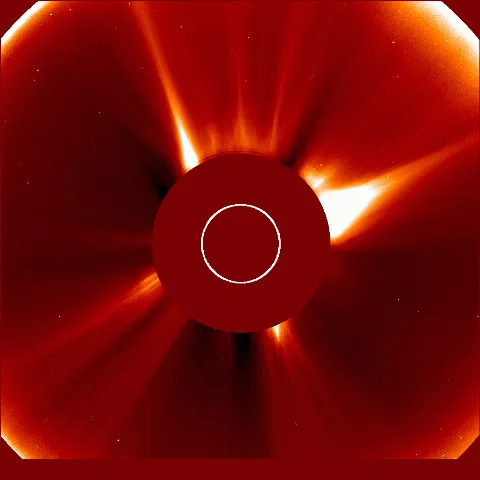 Image of solar wind