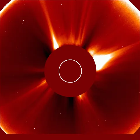 Image of solar wind