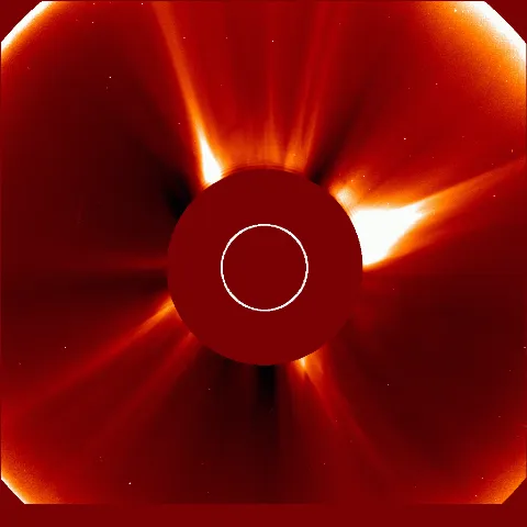 Image of solar wind