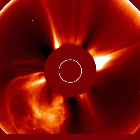 Image of solar wind