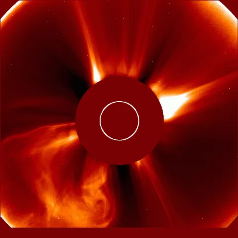 Image of solar wind