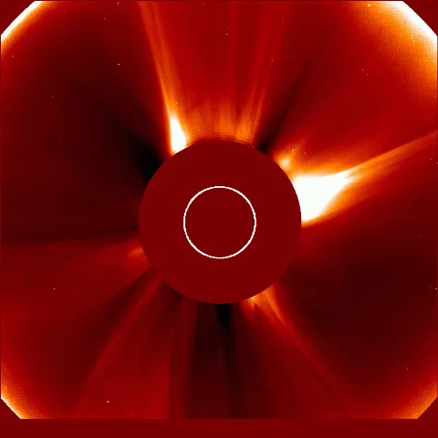 Image of solar wind