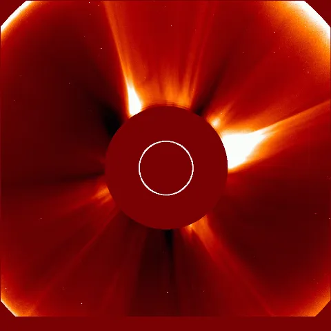 Image of solar wind