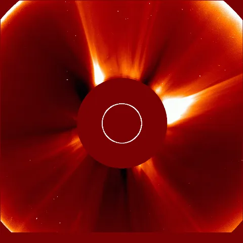 Image of solar wind